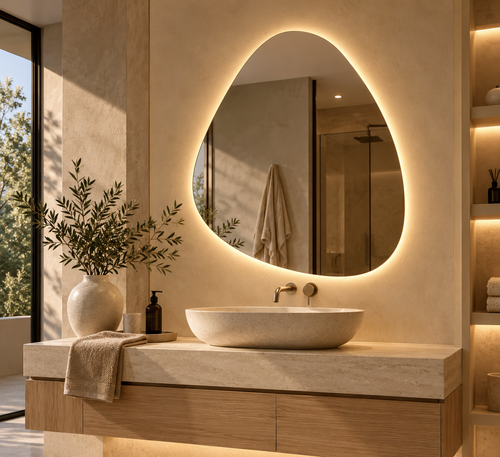 Espejo de Pared LED Aura | KALON
